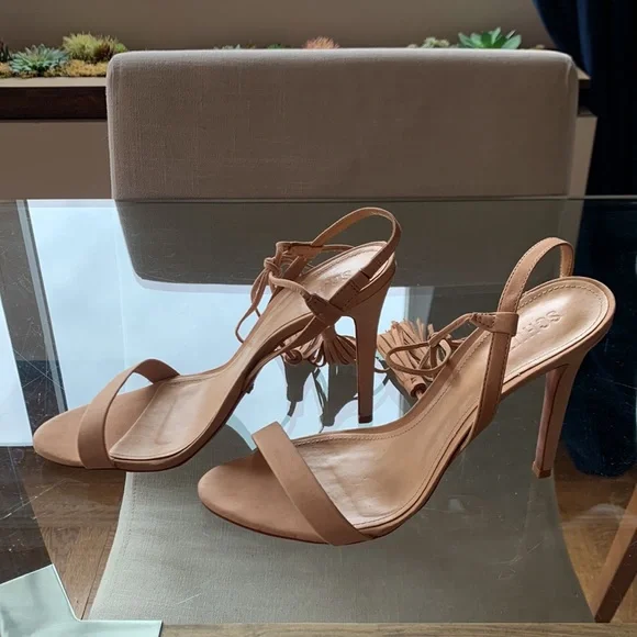 Schutz Nude Stilettos Size 9.5 - Picture 3 of 6